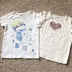 Set of 2 girls tees from Gymboree - size 8